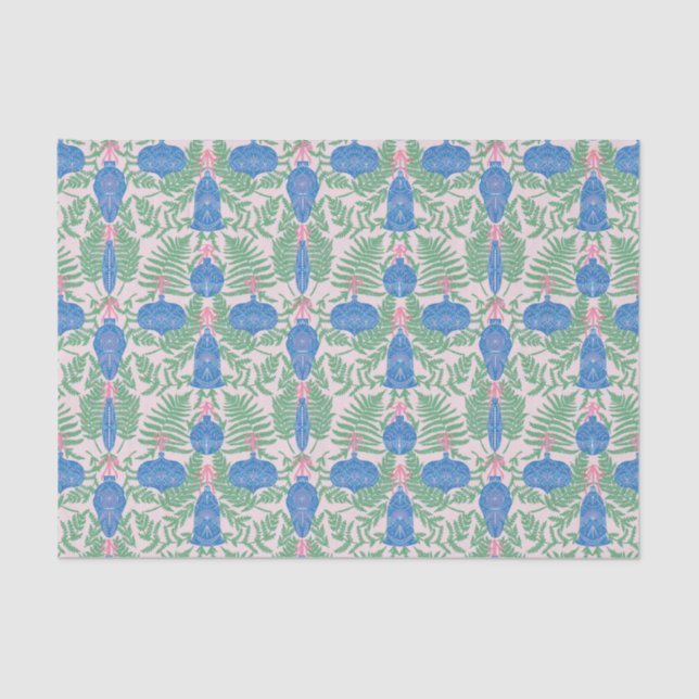 Weihnachtsschmuck Muster Seidenpapier (Vorderseite)