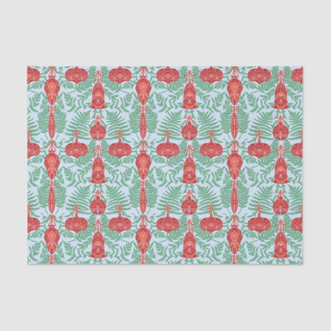 Weihnachtsschmuck Muster Seidenpapier (Vorderseite)