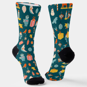 Weihnachtsschmuck Muster Socken