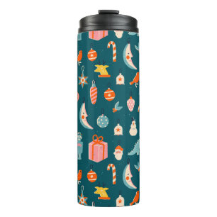 Weihnachtsschmuck Muster Thermosbecher