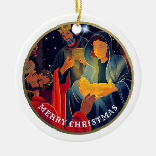 Weihnachtsschmuck nach Jahrgang und Familienname