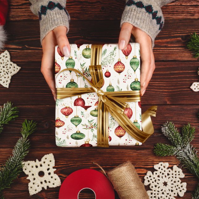 Weihnachtsschmuck - Nahtloses Muster Geschenkpapier (Von Creator hochgeladen)