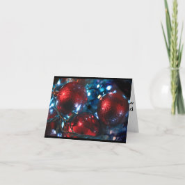 Weihnachtsschmuck noch Leben 2016 Feiertagskarte