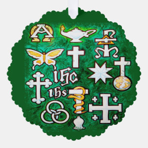 Weihnachtsschmuck Ornament Karte