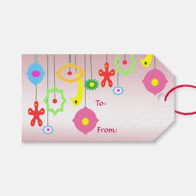 Weihnachtsschmuck Pack mit Geschenkartikeln Geschenkanhänger (Vorderseite (Horizontal))