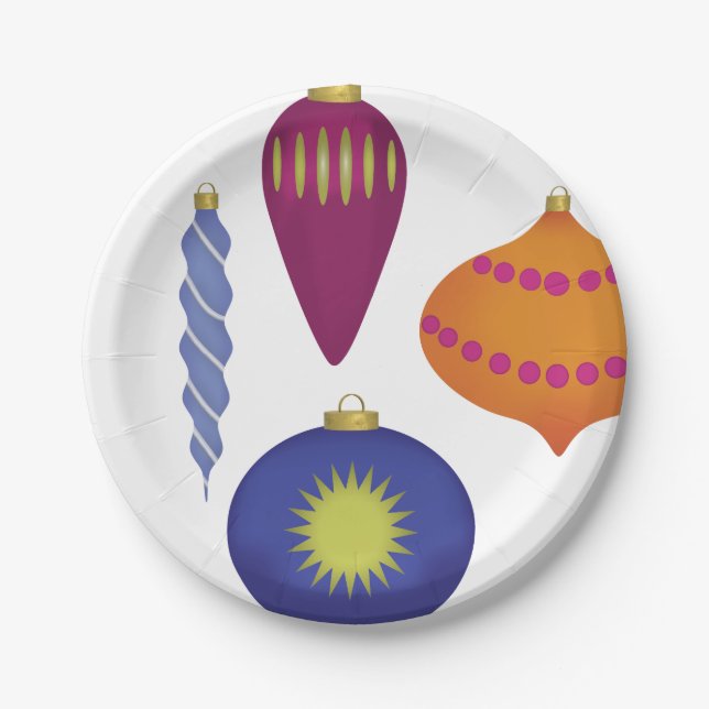 Weihnachtsschmuck Pappteller (Vorderseite)
