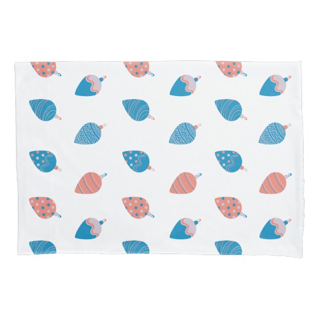 Weihnachtsschmuck Pattern Baubles Kissenbezug (Vorderseite)