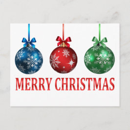 Weihnachtsschmuck Postkarte
