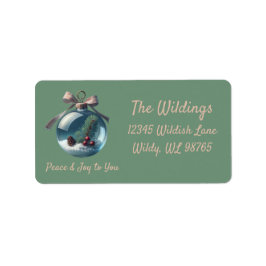Weihnachtsschmuck Rücksendeadresse Etikett Adressaufkleber