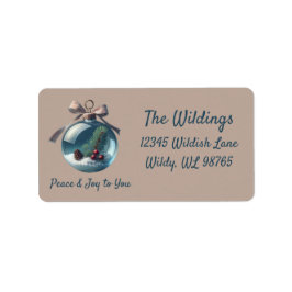 Weihnachtsschmuck Rücksendeadresse Etikett Adressaufkleber