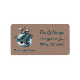 Weihnachtsschmuck Rücksendeadresse Etikett Adressaufkleber