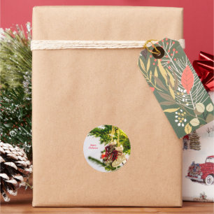 Weihnachtsschmuck Runder Aufkleber
