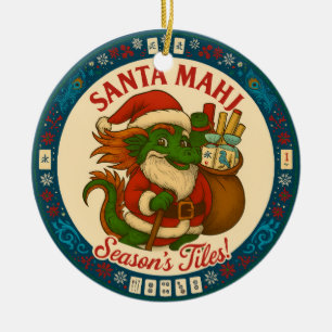 Weihnachtsschmuck Santa Mahj