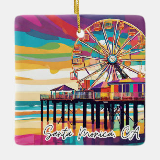 Weihnachtsschmuck Santa Monica, CA