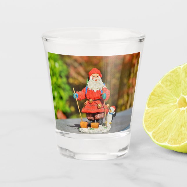 Weihnachtsschmuck Schnapsglas (Vorderseite)