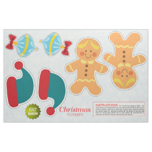 Weihnachtsschmuck schneiden und nähen II - DIY Plu Stoff