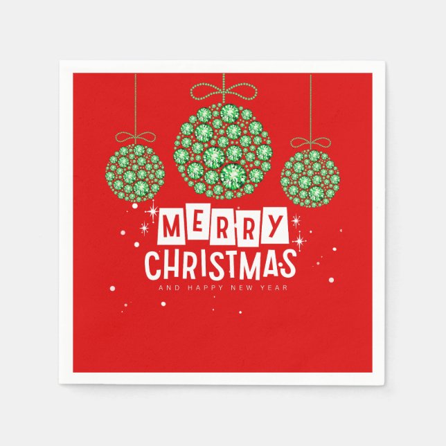 Weihnachtsschmuck Serviette (Vorderseite)