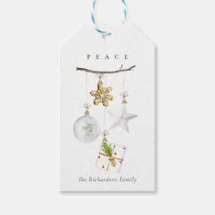 Weihnachtsschmuck Star Cookie Chime Frieden Geschenkanhänger