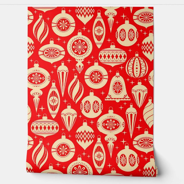 Weihnachtsschmuck Tapete (Abrollen)