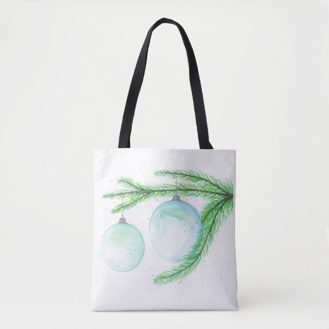 Weihnachtsschmuck-Tasche (Vorderseite)