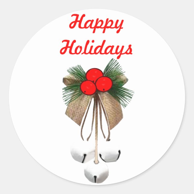 Weihnachtsschmuck-Umschlag Aufkleber (Vorderseite)