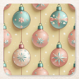 Weihnachtsschmuck Weihnachten Urlaub Rechteckiger Pappuntersetzer