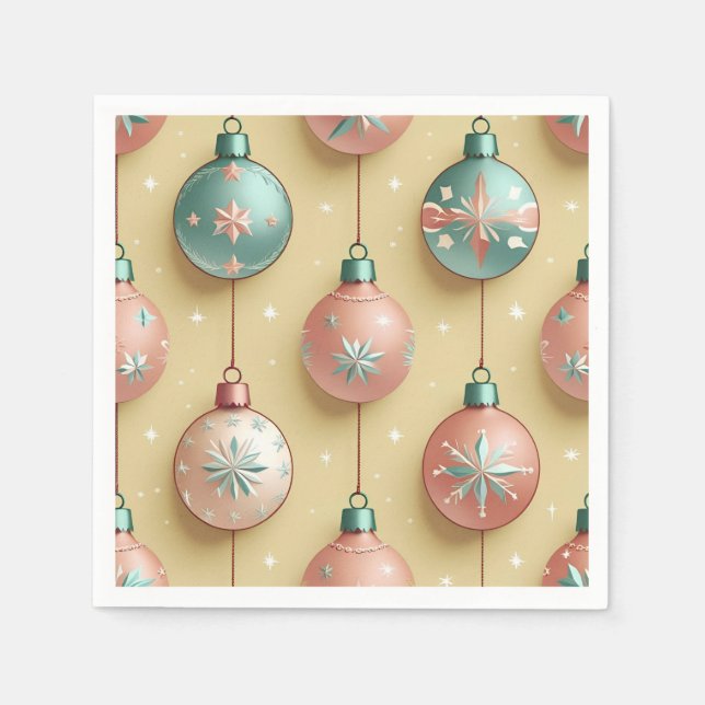 Weihnachtsschmuck Weihnachten Urlaub Serviette (Vorderseite)