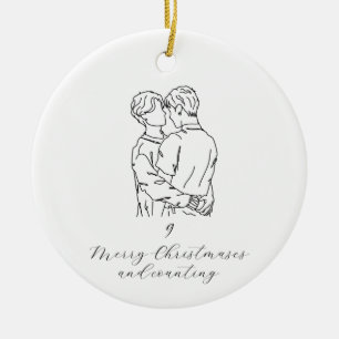 Weihnachtsschmuck zum Jahrestag (quee Liebe)