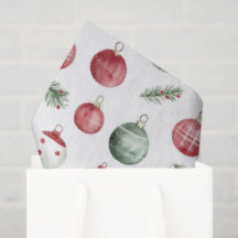 Weihnachtsschmuckmuster rustikale Aquarell