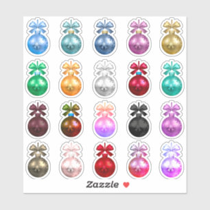 Weihnachtsschmucksticker Aufkleber