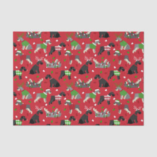Weihnachtsschnauzer Tissue Paper Seidenpapier