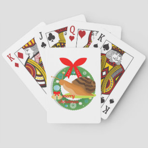 Weihnachtsschnecke Spielkarten