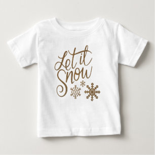 Weihnachtsschnee Baby T-shirt
