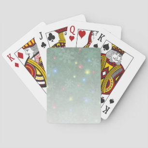 Weihnachtsschnee beleuchtet II Spielkarten