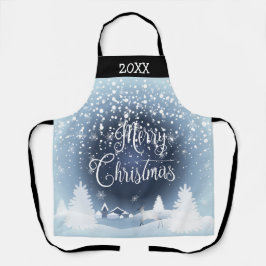 Weihnachtsschnee Fairy Märchenwald 20XX Schürze