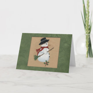 Weihnachtsschnee Große Print Weihnachtskarte Feiertagskarte