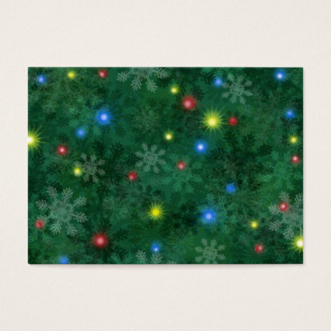 Weihnachtsschnee-Lichter (Vorderseite)