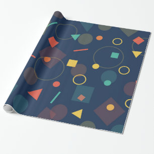 Weihnachtsschnee mit Glitzer Geschenkpapier
