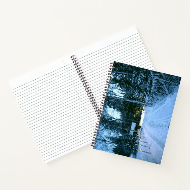 Weihnachtsschnee Notizbuch (Innenseite)