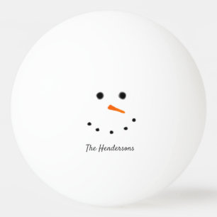Weihnachtsschnee Personalisiert Tischtennisball