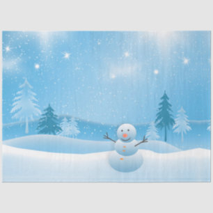 Weihnachtsschnee Seidenpapier