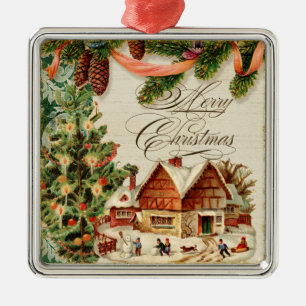 Weihnachtsschnee Skaten Custom Ornament