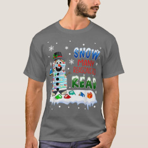 Weihnachtsschnee viele Gründe, Snowman-Bücher zu l T-Shirt