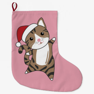 Weihnachtsschnee Wintertiere Katzen Große Chris Großer Weihnachtsstrumpf