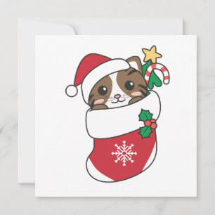 Weihnachtsschnee Wintertiere Katzen Urlaubswagen Feiertagskarte