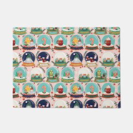 Weihnachtsschneedecke//Gnome//Lebkuchenhaus// Fußmatte