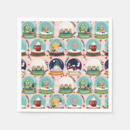 Weihnachtsschneedecke//Gnome//Lebkuchenhaus// Serviette