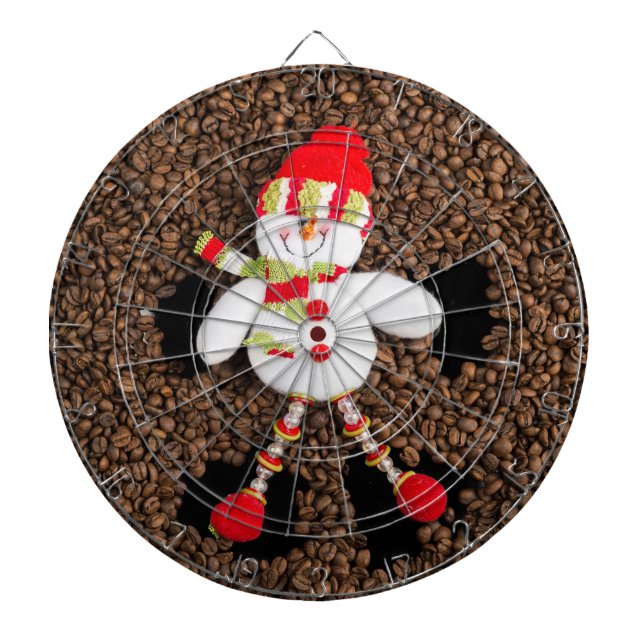 Weihnachtsschneedekoration Dartscheibe (vorne)