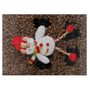 Weihnachtsschneedekoration Schneidebrett