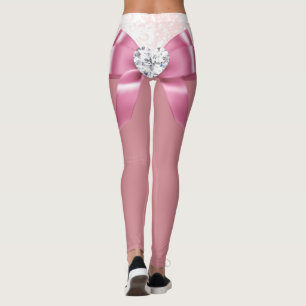 Weihnachtsschneeflocke Rosa Glossarmatur und Diama Leggings